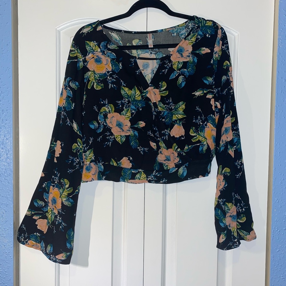 XHILARATION Floral Blouse
